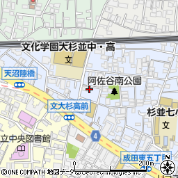 アムール阿佐ヶ谷弐番館周辺の地図