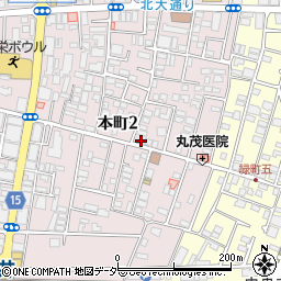 ヘアーサロン十和田周辺の地図