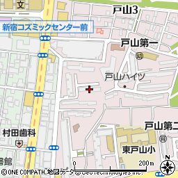 都営戸山ハイツアパート２９号棟周辺の地図