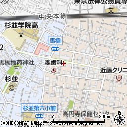 高円寺パレスパート１周辺の地図