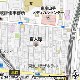東京都新宿区百人町2丁目16-6周辺の地図