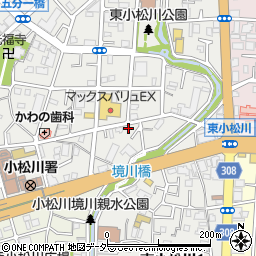 江戸川　萬園周辺の地図