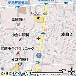 ファミリーマート中川小金井北店周辺の地図