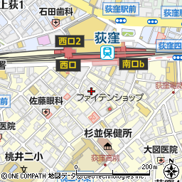 東京都杉並区荻窪5丁目25周辺の地図