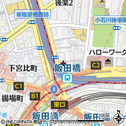 飯田橋デルタビル周辺の地図