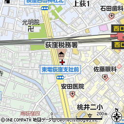 東京都杉並区荻窪5丁目15周辺の地図