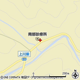 上川乗公衆トイレ周辺の地図