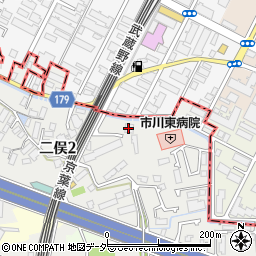 キリン堂薬局　市川東店周辺の地図