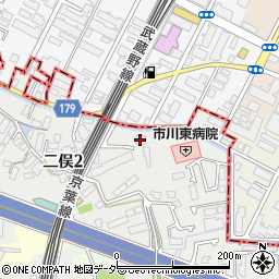 市川東ヘルスクリニック周辺の地図