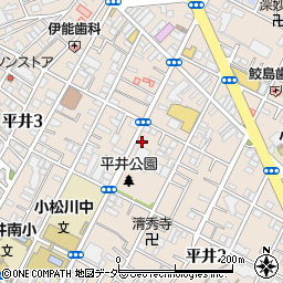 東京都江戸川区平井2丁目16-12周辺の地図