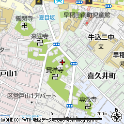 東京都新宿区喜久井町39周辺の地図