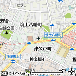 東京都新宿区筑土八幡町5-11周辺の地図