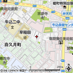 東京都新宿区早稲田南町18周辺の地図