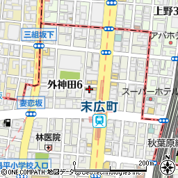 鍵開けの生活救急車　千代田区エリア専用ダイヤル周辺の地図