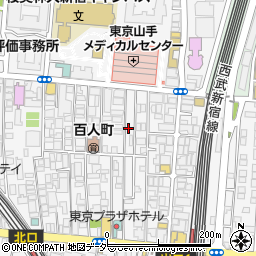東京都新宿区百人町2丁目13-5周辺の地図