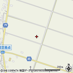 千葉県多古町（香取郡）牛尾周辺の地図
