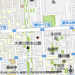 鈴木興産株式会社　警備室周辺の地図