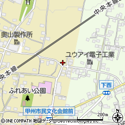 山梨県甲州市塩山上塩後219-4周辺の地図