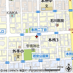 竹若周辺の地図