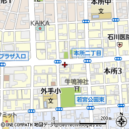 東京都墨田区本所周辺の地図