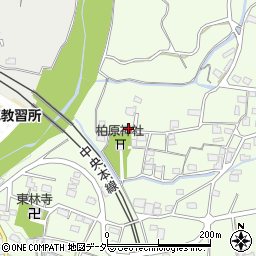 山梨県甲州市塩山下萩原2009周辺の地図