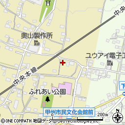 山梨県甲州市塩山上塩後233周辺の地図