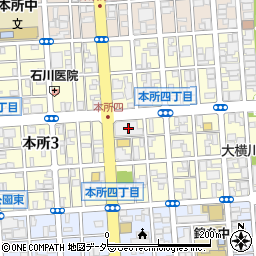 東京東信用金庫事務センター周辺の地図