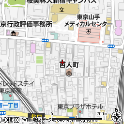 東京都新宿区百人町2丁目19-16周辺の地図