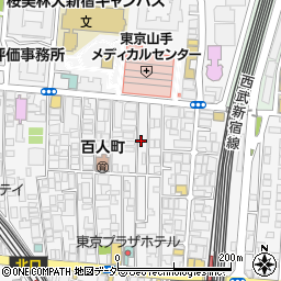 東京都新宿区百人町2丁目13-6周辺の地図