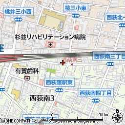 vivo daily stand 西荻窪店周辺の地図