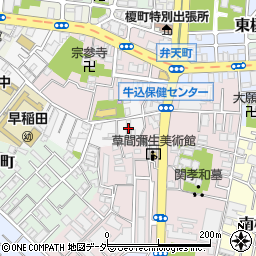 東京都新宿区早稲田南町5周辺の地図