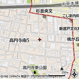 金川荘周辺の地図