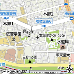 東京都文京区本郷2丁目6-4周辺の地図