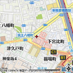 東京都新宿区津久戸町5周辺の地図