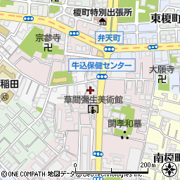 東京都新宿区弁天町29周辺の地図