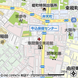 東京都新宿区弁天町29周辺の地図