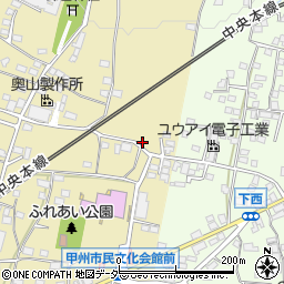 山梨県甲州市塩山上塩後224周辺の地図