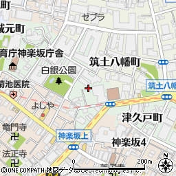 東京都新宿区白銀町2周辺の地図