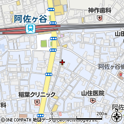 はなまるうどん阿佐ヶ谷店周辺の地図