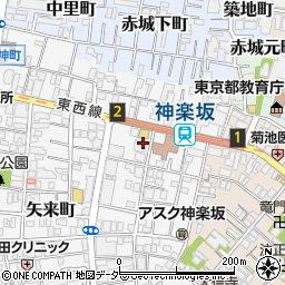 矢来クリニック周辺の地図