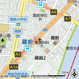 マクドナルド蔵前駅前店周辺の地図