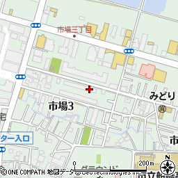 千葉県船橋市市場周辺の地図