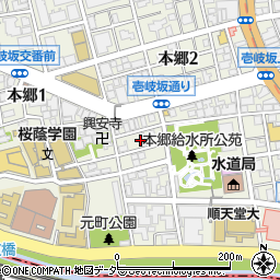 東京都文京区本郷2丁目6周辺の地図
