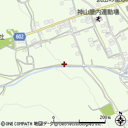 山梨県韮崎市神山町北宮地周辺の地図