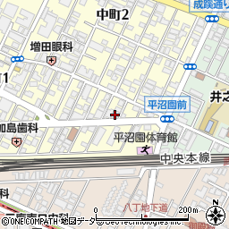モデュロール武蔵野中町周辺の地図