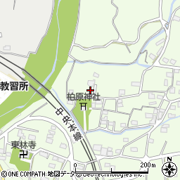 山梨県甲州市塩山下萩原2009-7周辺の地図