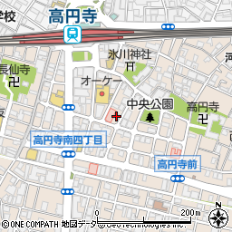 セトル高円寺周辺の地図