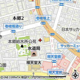 東京都文京区本郷2丁目12周辺の地図