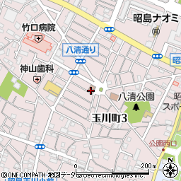 しゃんタンメン 東中神店周辺の地図