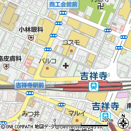 新時代 吉祥寺駅北口武蔵通り店周辺の地図
